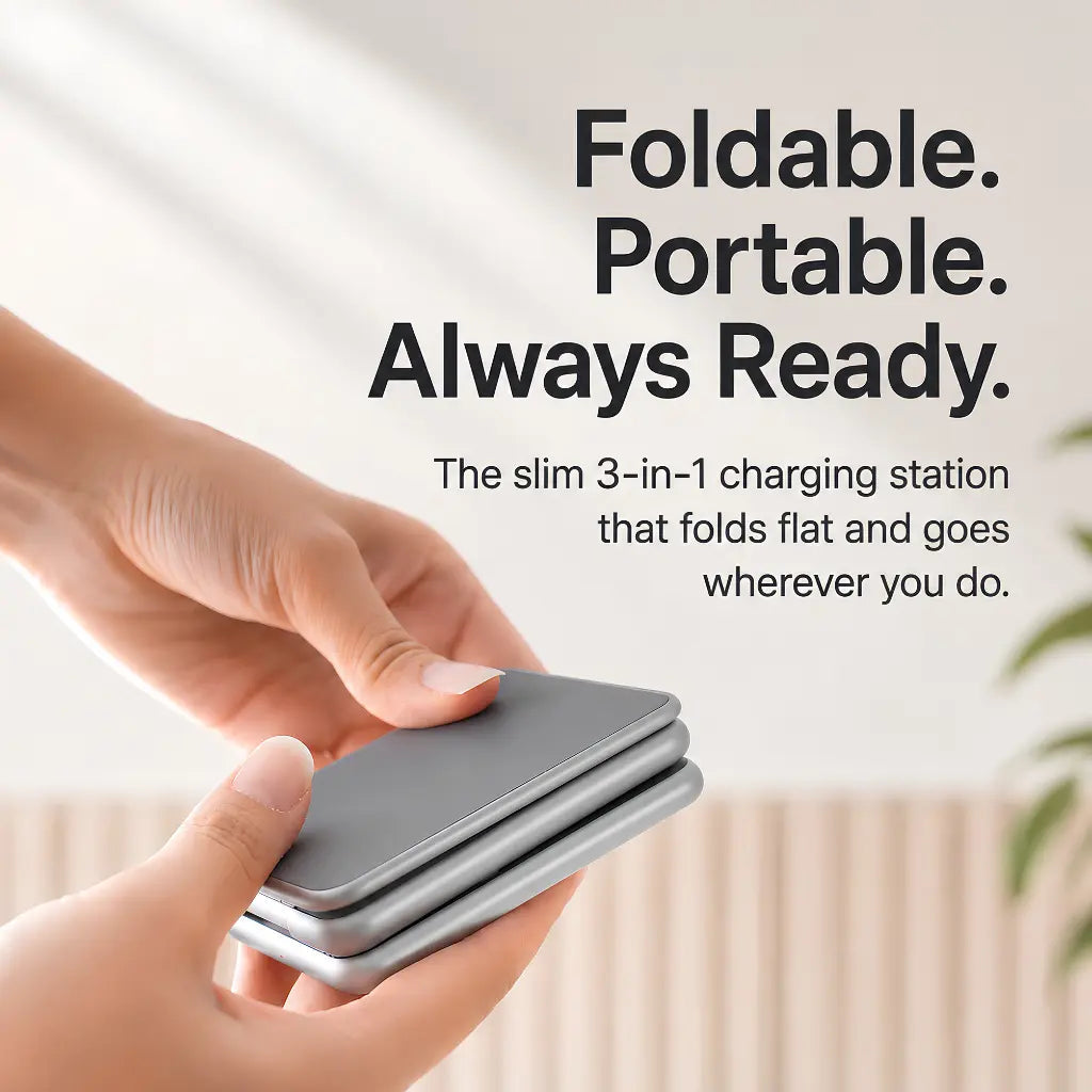 Qi2 Samsung wireless charging station with 15W phone charging