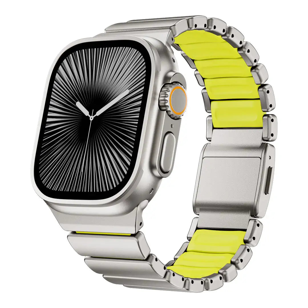 apple watch ultra titanium band forest green #color_Titanium Forest Green