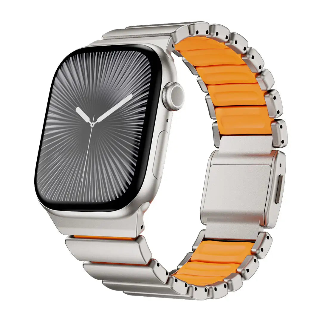 apple watch ultra titanium sport band orange #color_Titanium Cosmic Orange
