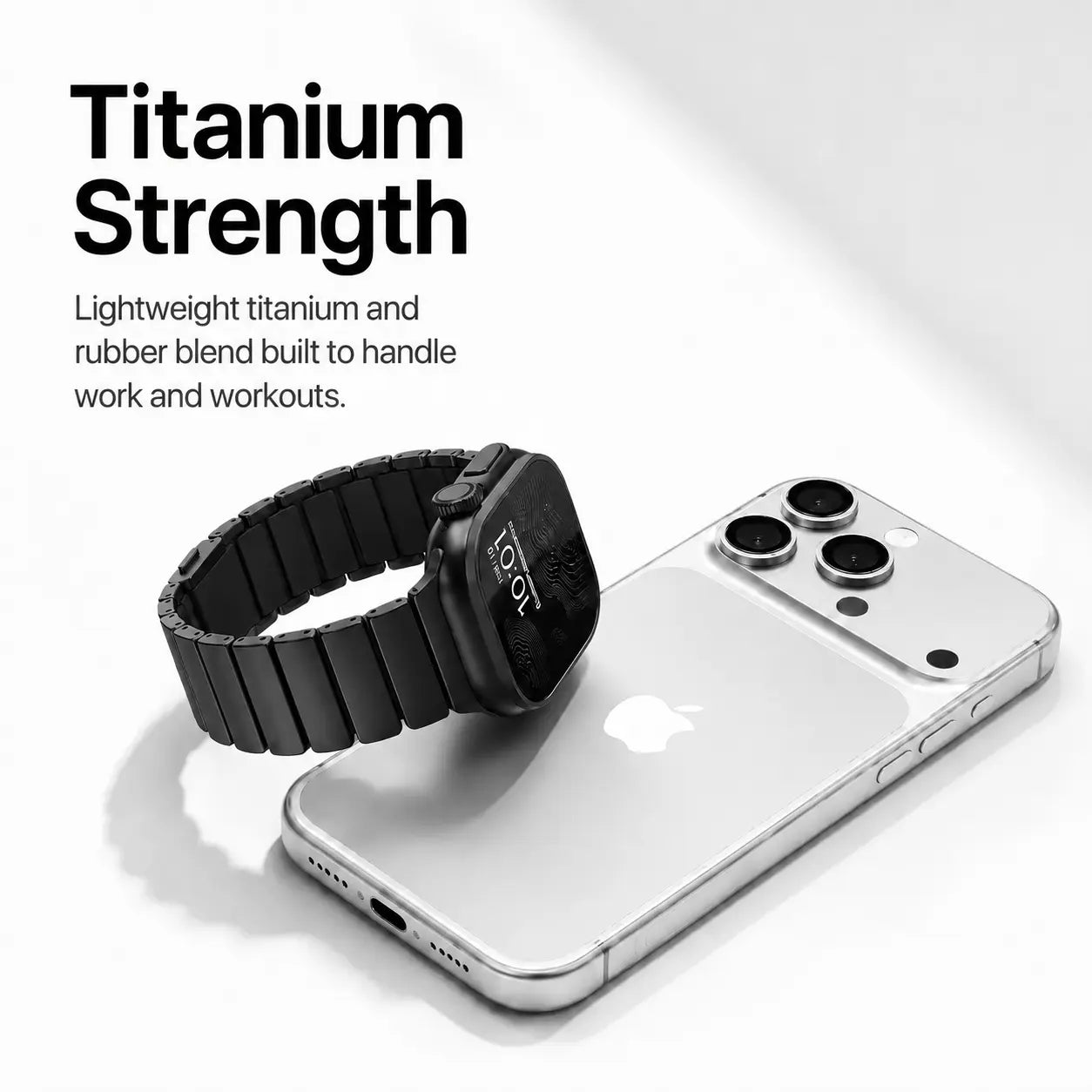 black titanium onyx black apple watch ultra band #color_Black Titanium Onyx Black