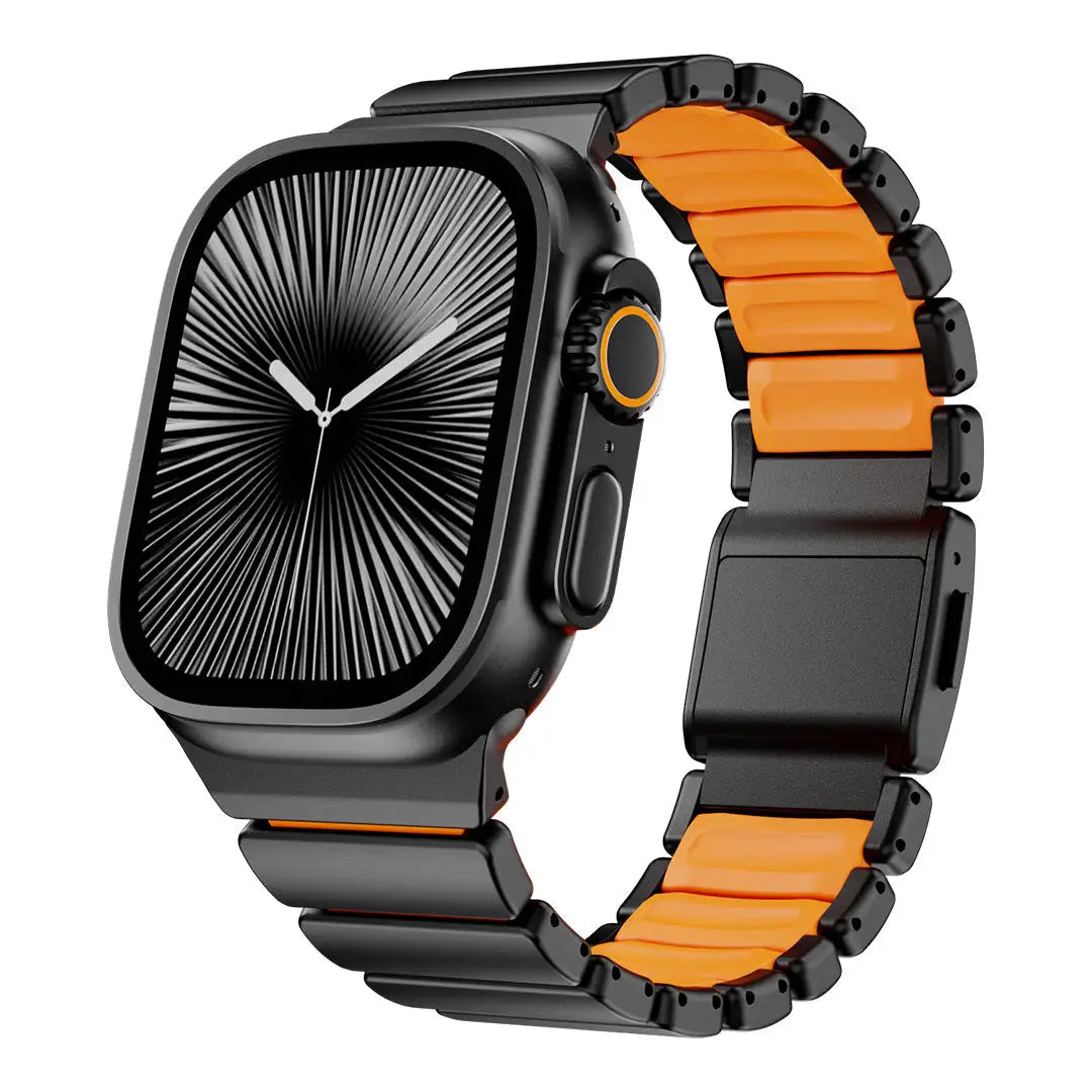 apple watch ultra black titanium band cosmic orange #color_Black Titanium Cosmic Orange