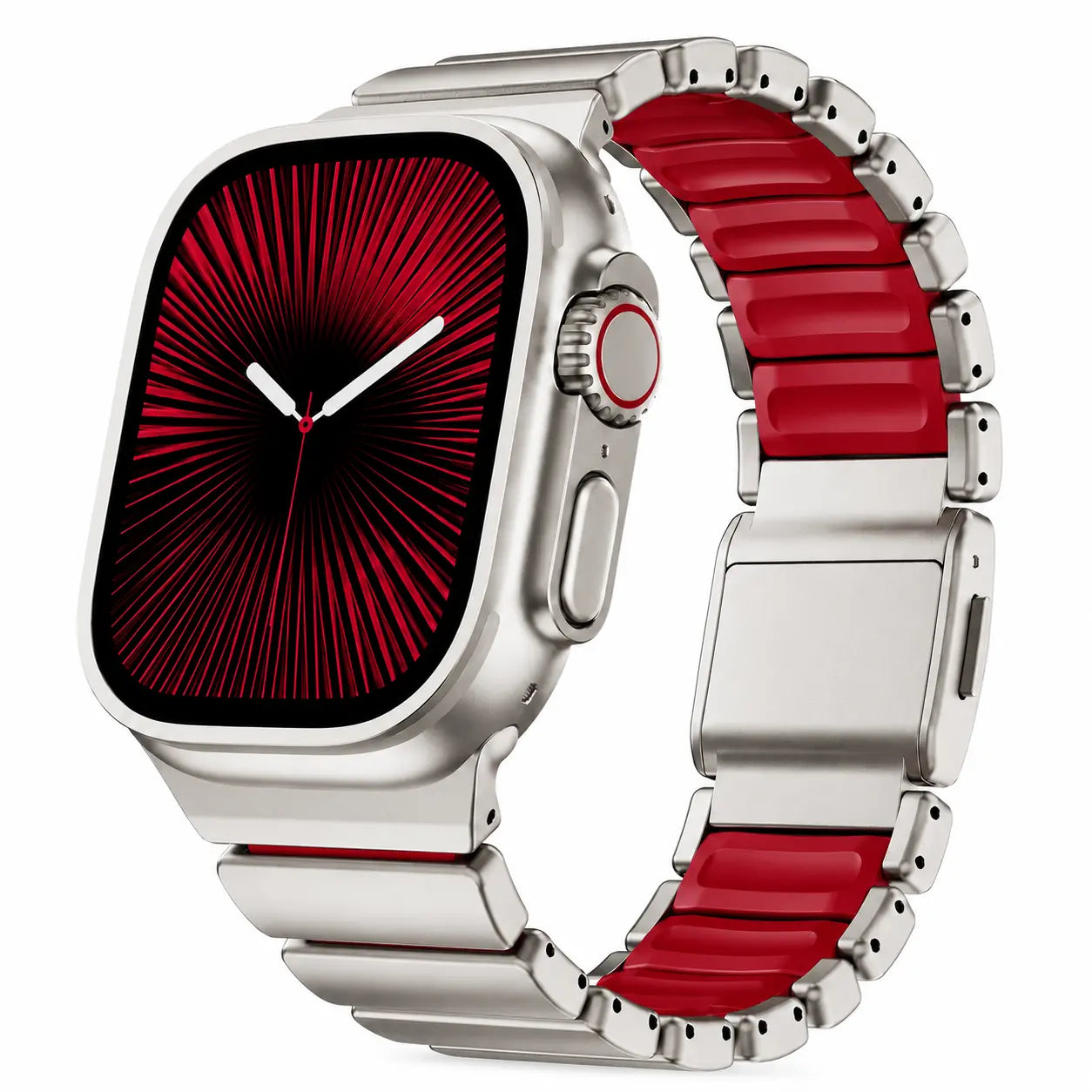 apple watch ultra titanium band cherry #color_Titanium Cherry