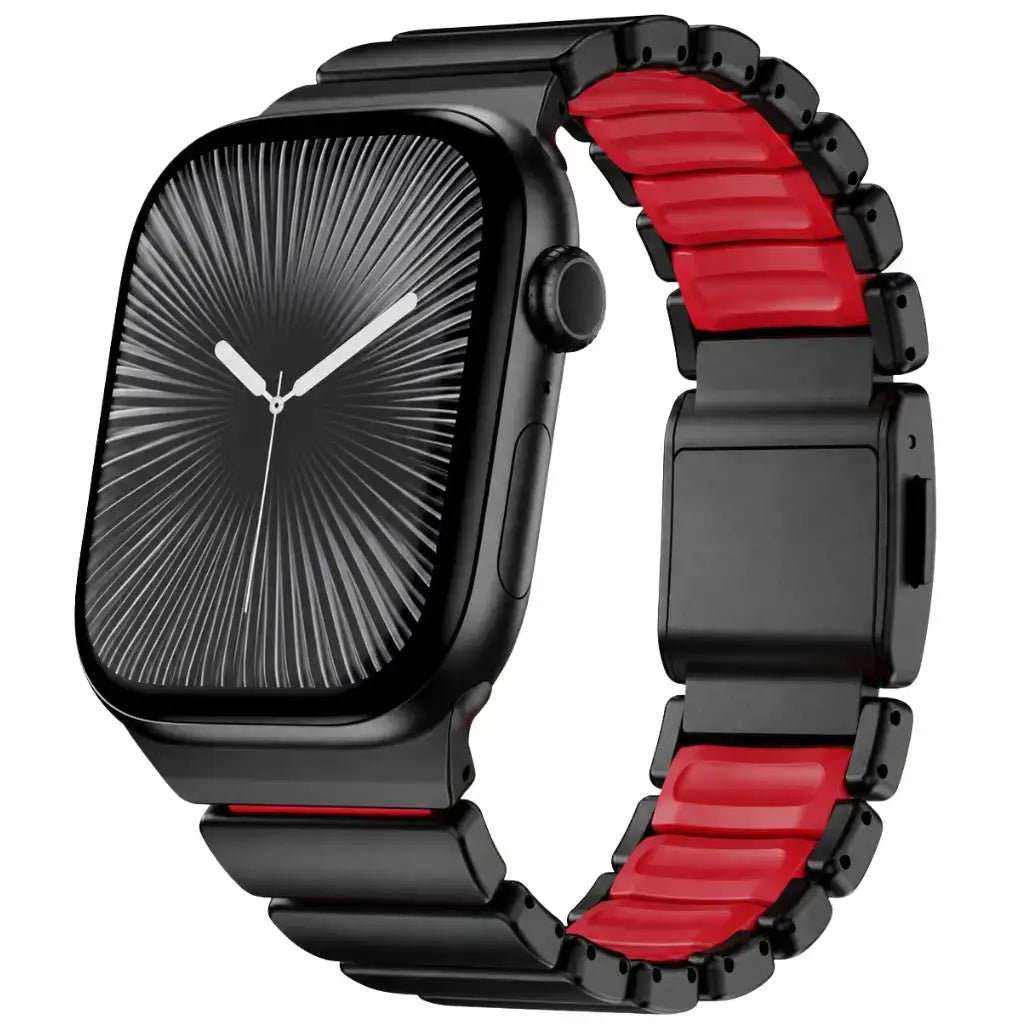 cherry black titanium apple watch strap #color_Black Titanium Cherry