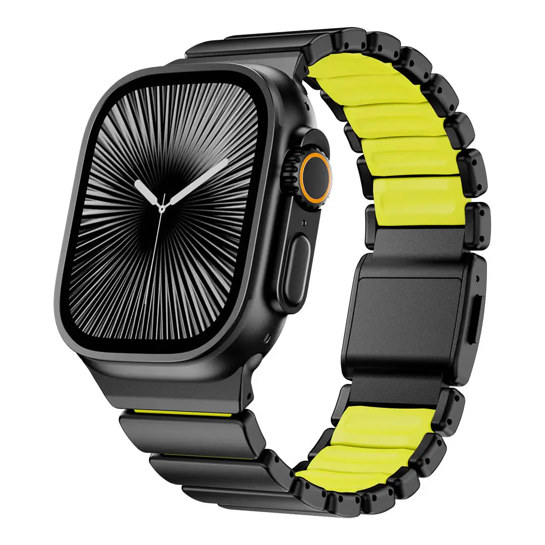 apple watch ultra black titanium band forest green #color_Black Titanium Forest Green