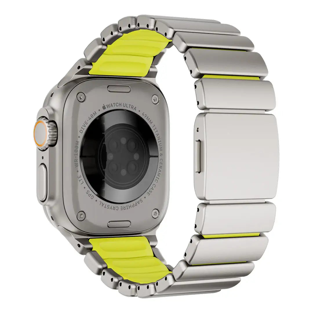 apple watch ultra rubber strap forest green #color_Titanium Forest Green