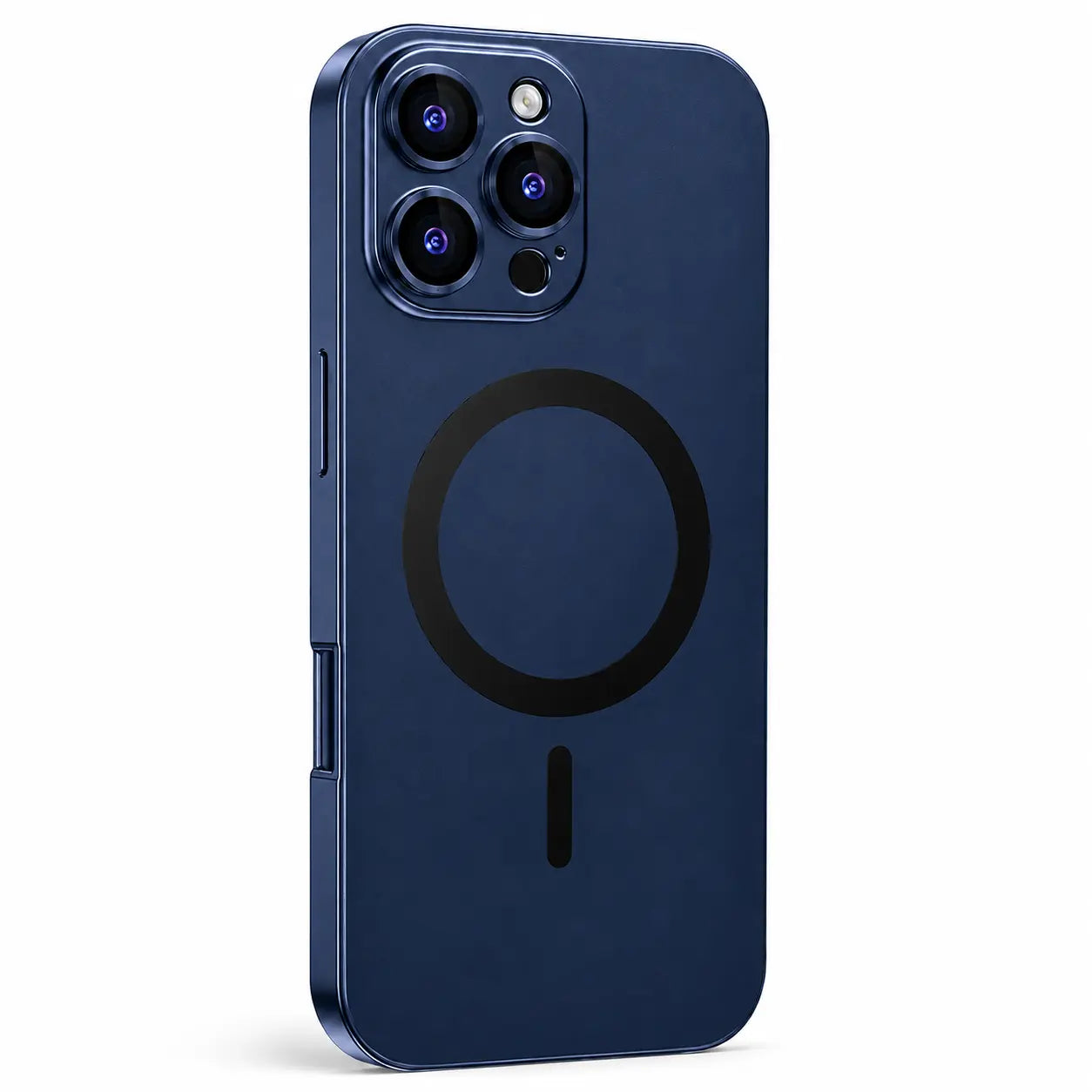 iPhone 18 Pro Max aluminum case with everyday drop protection #color_Deep Blue
