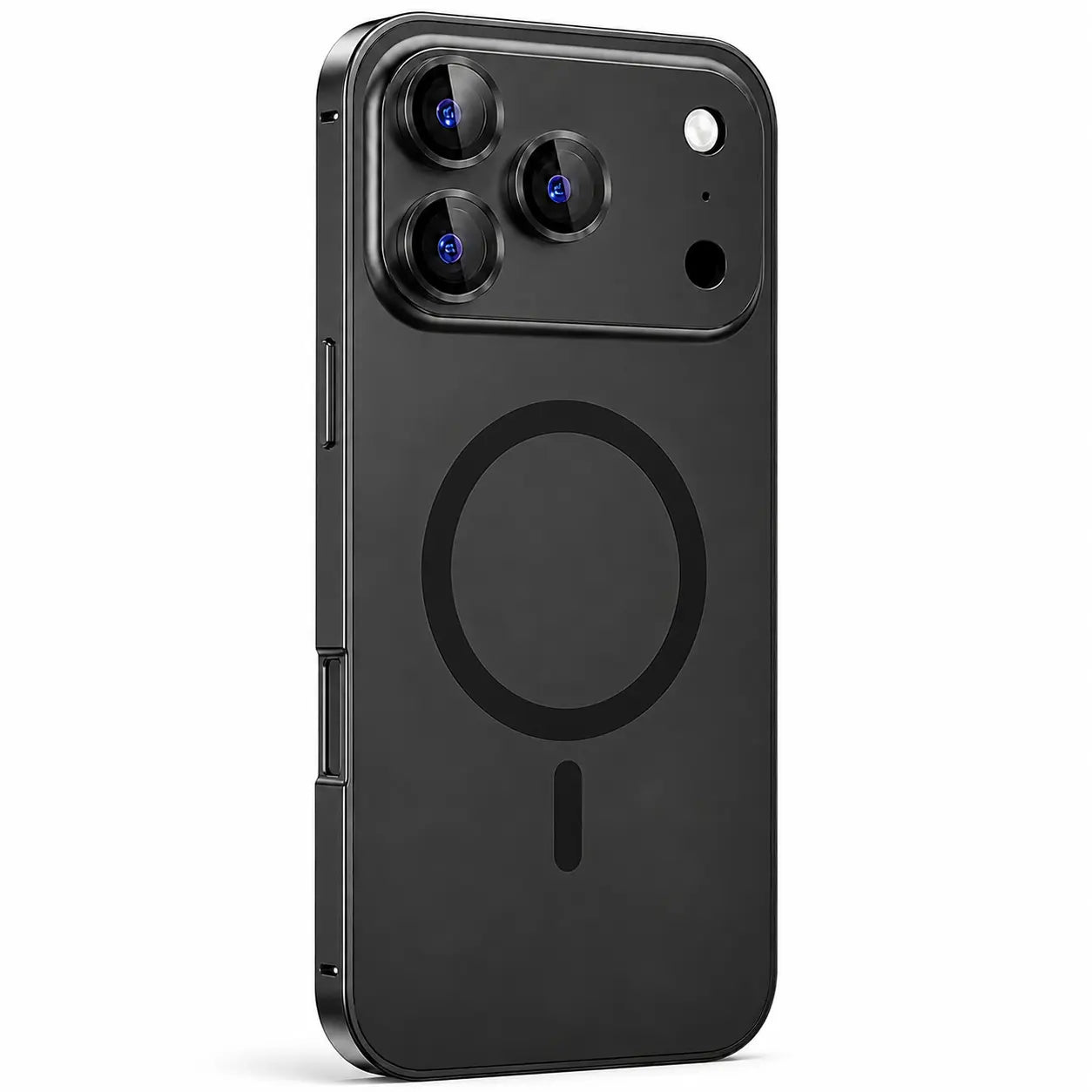 Aluminum iPhone case with reinforced camera and edge protection
 #color_Midnight Black