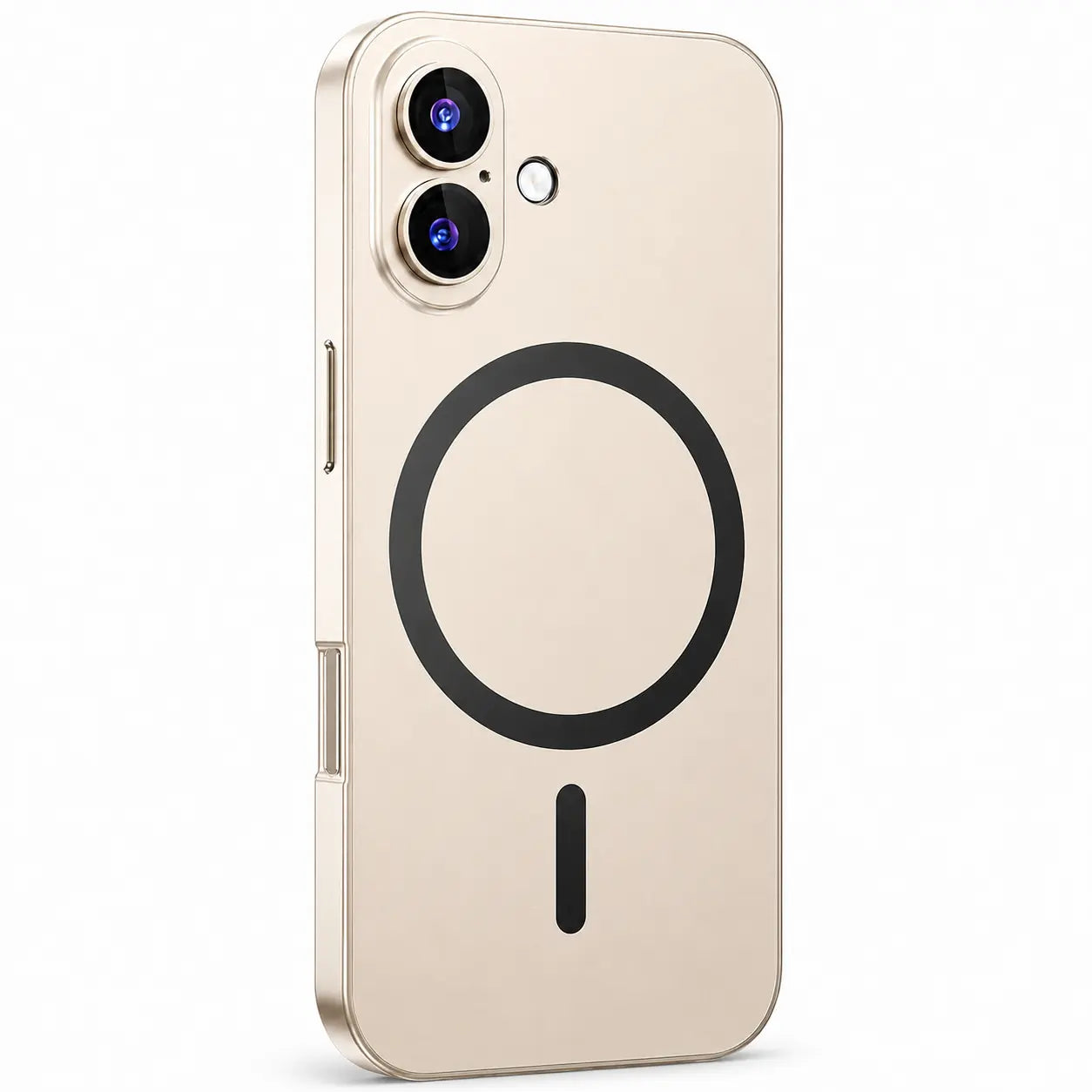 iPhone 18 Pro Max aluminum case with reinforced camera guard #color_Desert Gold
