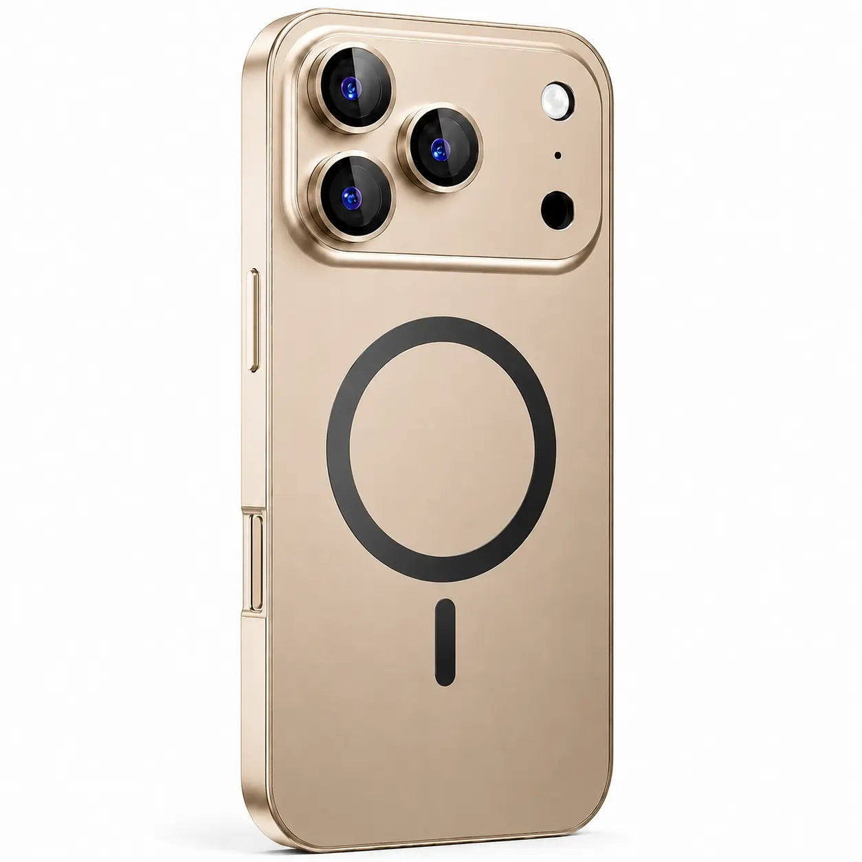 iPhone 18 Pro Max MagSafe metal case with everyday drop protection #color_Desert Gold
