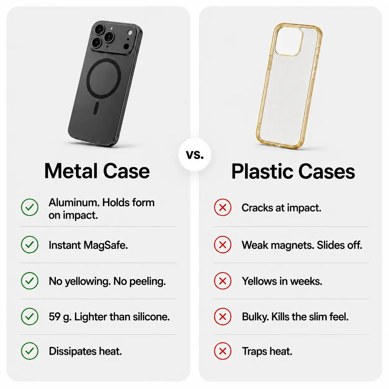 iPhone case with rigid polycarbonate back #color_Midnight Black