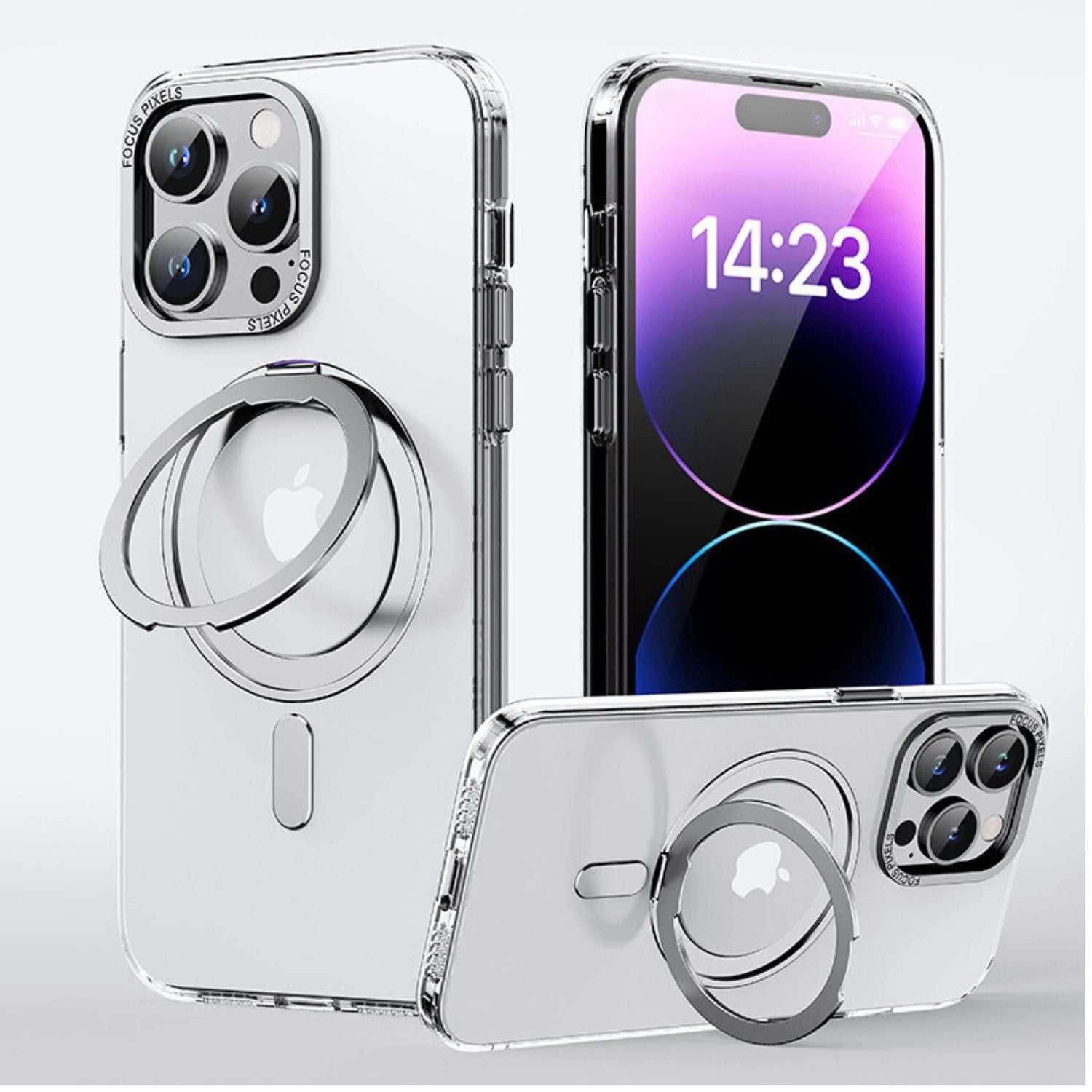 Magnetic Case with Kickstand for iPhone