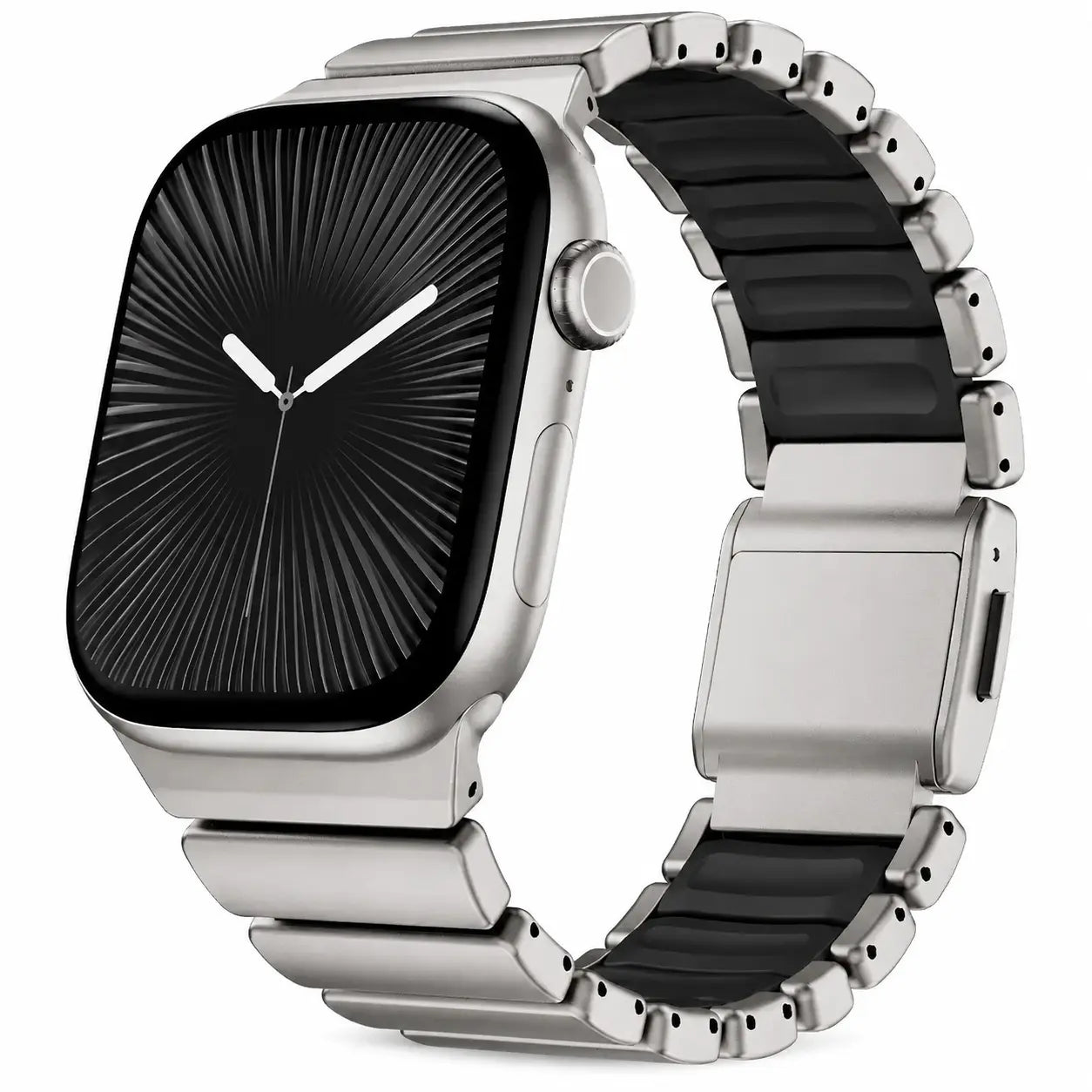 titanium sport band apple watch onyx black #color_Titanium Onyx Black