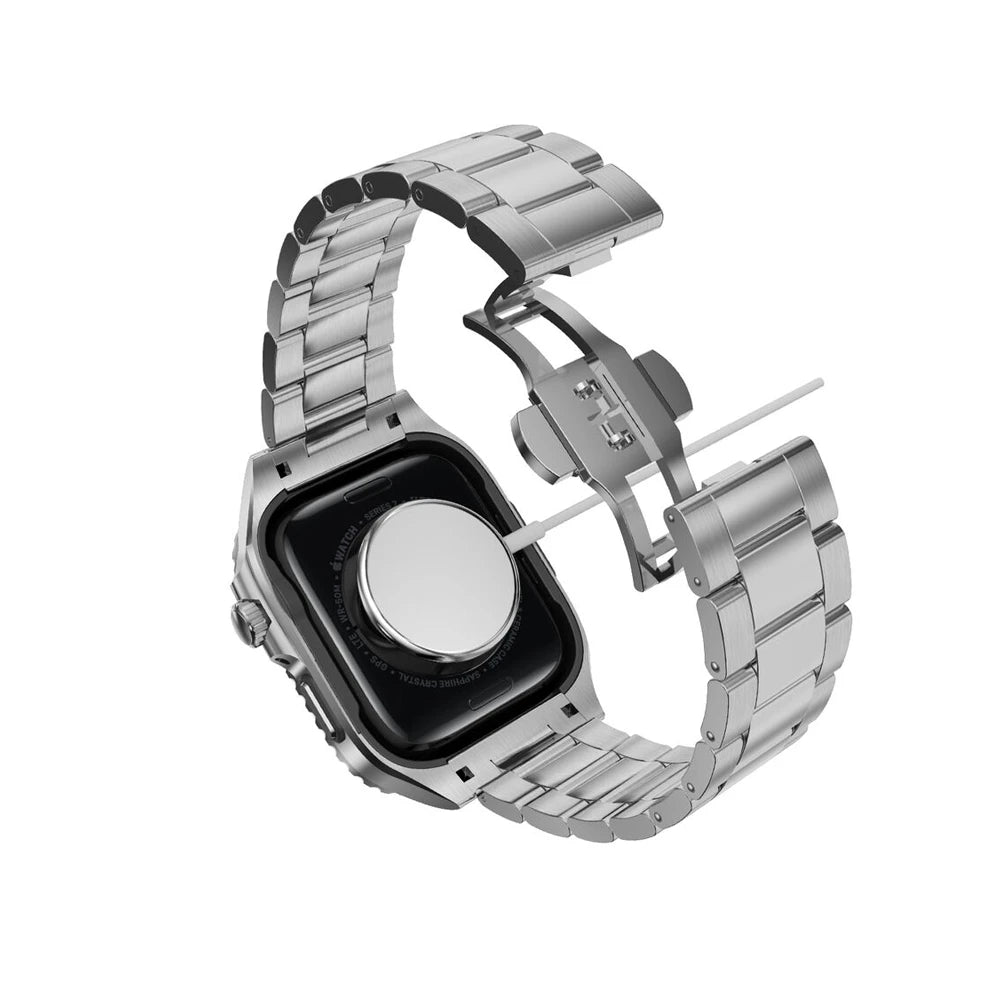 Stainless Steel Armor Case for Apple Watch