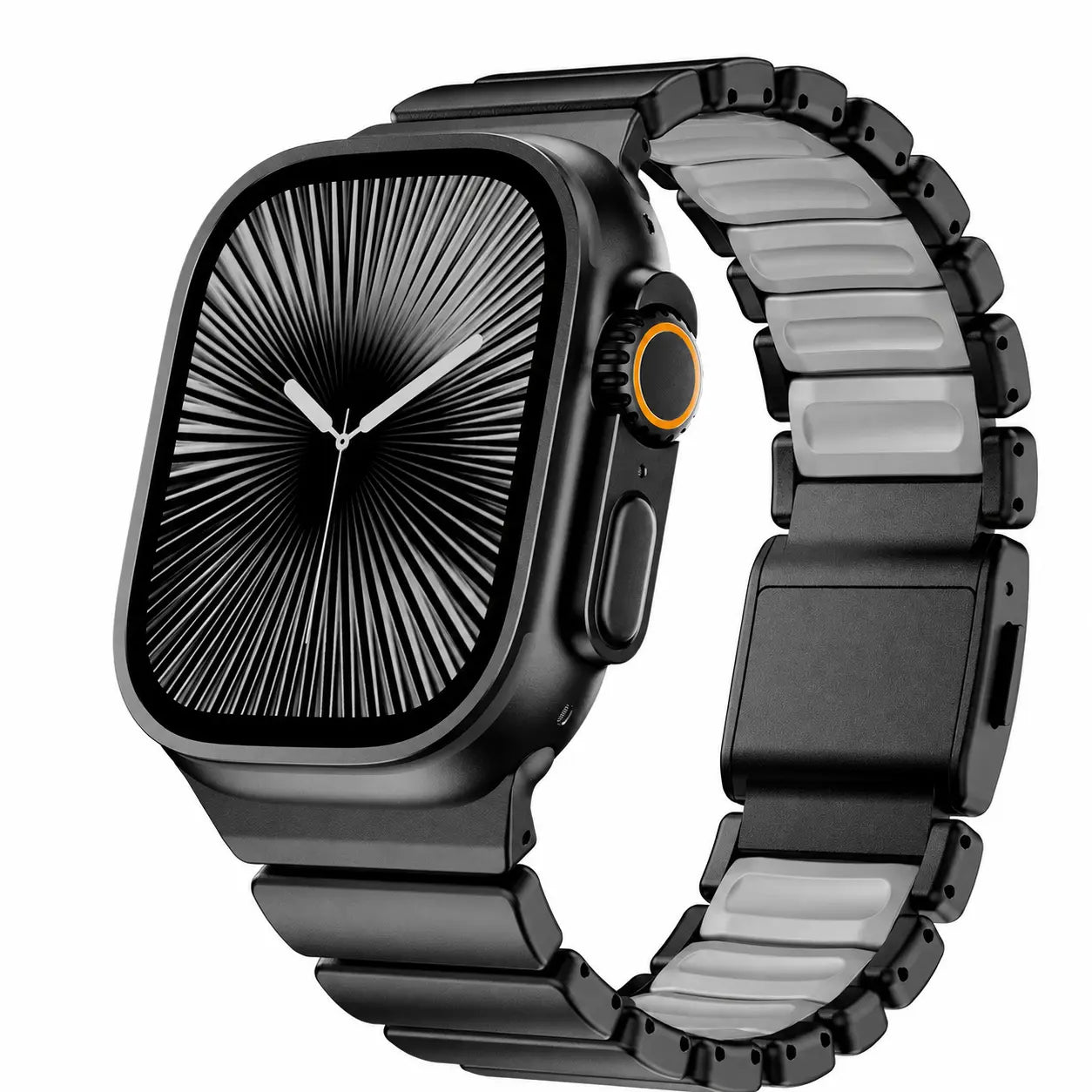 apple watch replacement band black titanium stone gray #color_Black Titanium Stone Gray