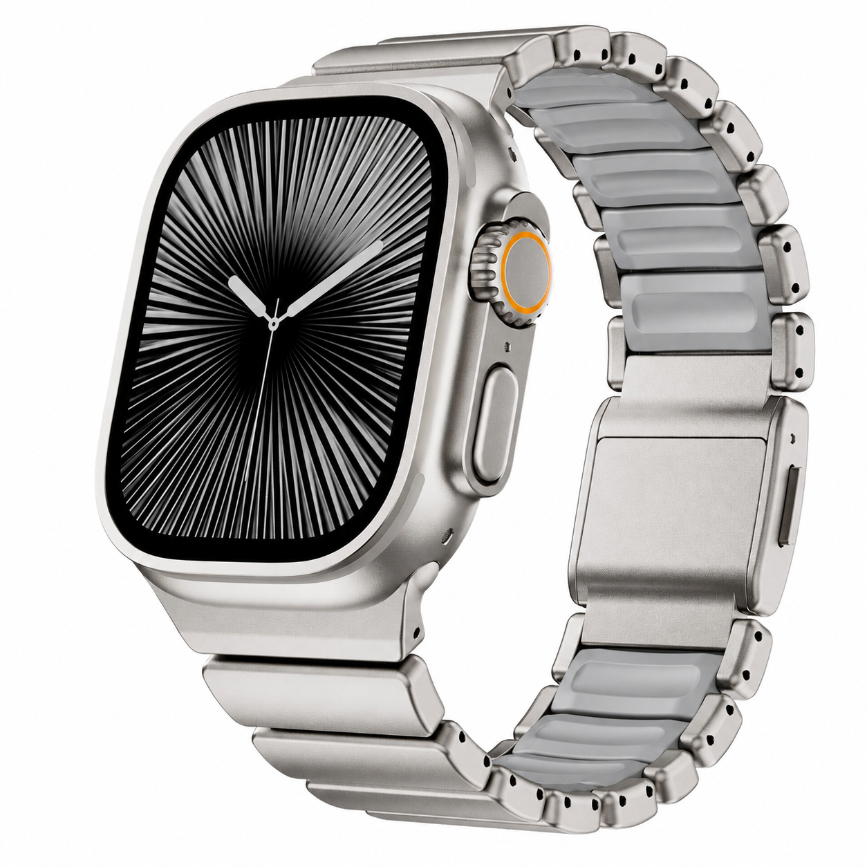 stone gray apple watch ultra titanium band #color_Titanium Stone Gray