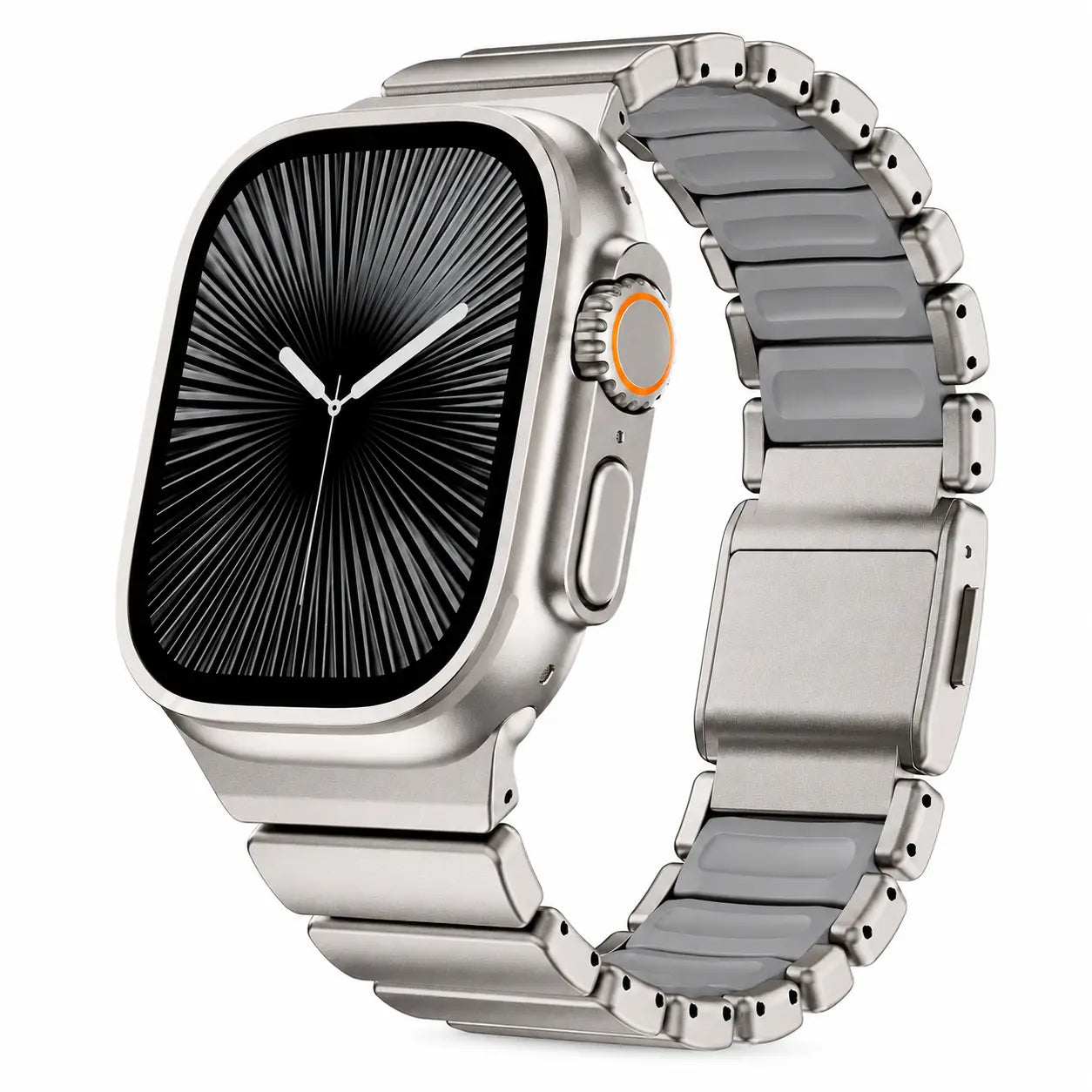 stone gray apple watch ultra titanium band #color_Titanium Stone Gray