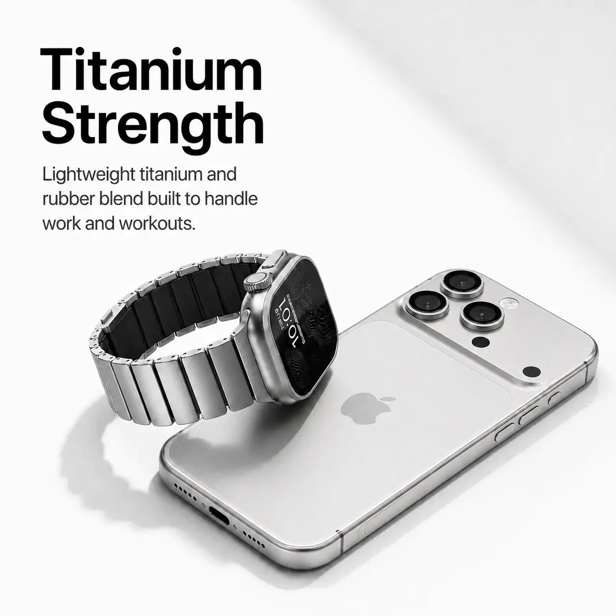 onyx black apple watch ultra sport band #color_Titanium Onyx Black